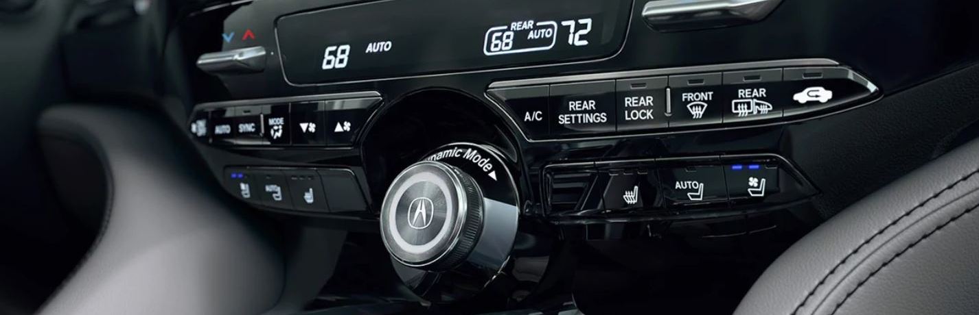 Controls in the 2022 MDX