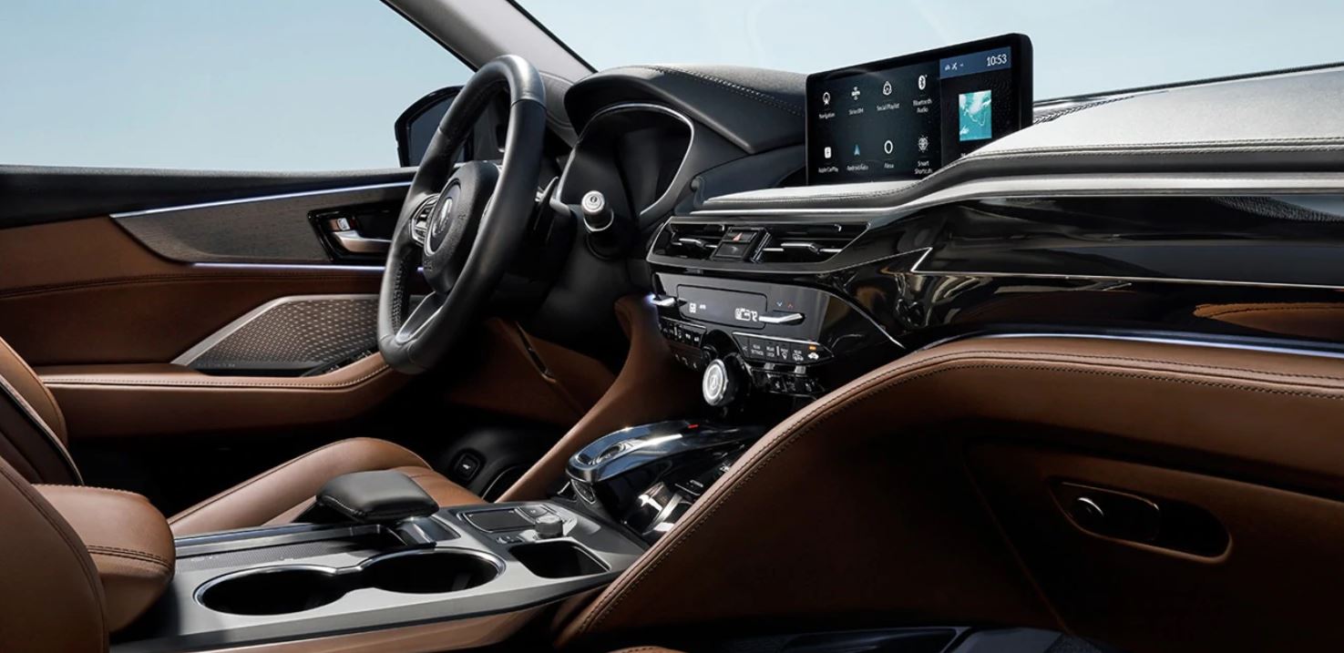 Interior of the 2022 Acura MDX